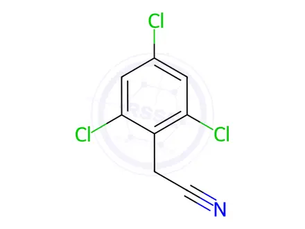 Chemical structure of 2-(2,4,6-Trichlorophenyl)Acetonitrile