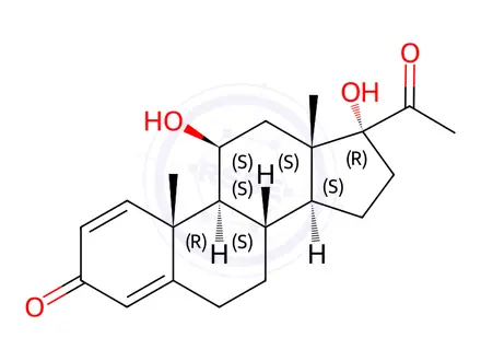 Chemical structure of Prednisolone Impurity 166