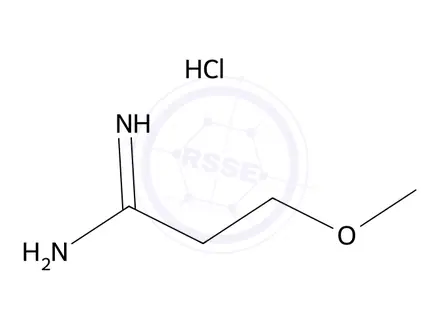 Chemical structure of 3-Methoxypropanimidamide hydrochloride