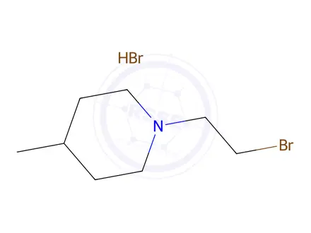 Chemical structure of 1-(2-Bromoethyl)-4-methylpiperidine hydrobromide