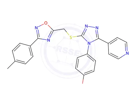 Chemical structure of JW 74