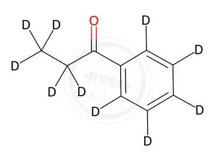 Chemical structure of Propiophenone D10