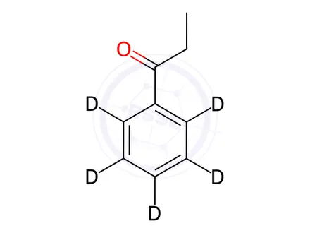Chemical structure of Propiophenone-d5