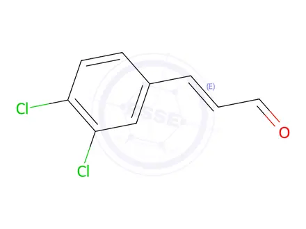 Chemical structure of 3-(3,4-dichlorophenyl)prop-2-enal