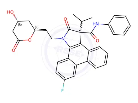Chemical structure of Atorvastatin Lactam Lactone