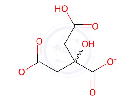 Chemical structure of Ammonium Bismuth Citrate AR