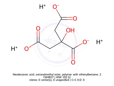 Chemical structure of Europium acetate