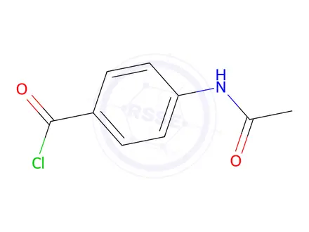 Chemical structure of 4-Acetamidobenzoylchloride