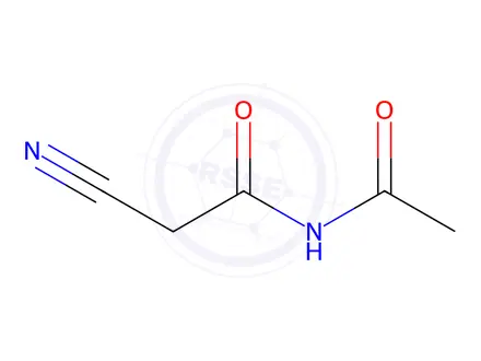 Chemical structure of N1-acetyl-2-cyanoacetamide