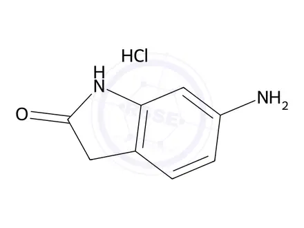 Chemical structure of 6-Aminoindolin-2-one hydrochloride