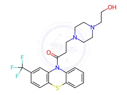 Chemical structure of Ftorpropazine