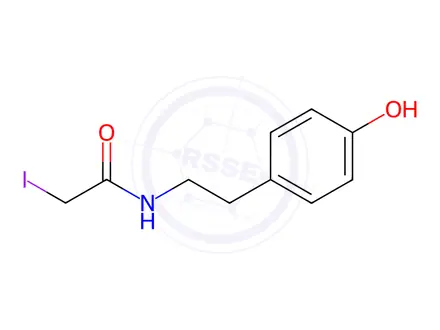 Chemical structure of N-(4-Hydroxyphenethyl)-2-iodoacetamide