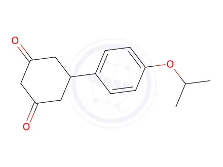 Chemical structure of 5-(4-Isopropoxyphenyl)cyclohexane-1,3-dione