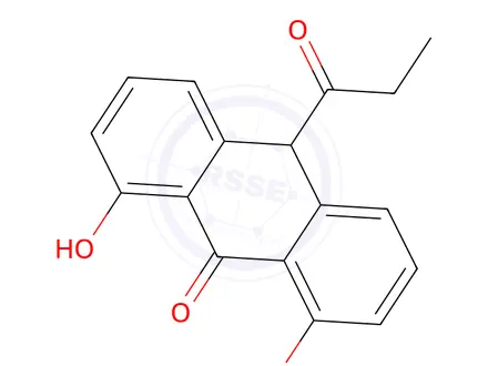 Chemical structure of Dithranol Impurity 6
