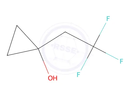 Chemical structure of 1-(2,2,2-Trifluoroethyl)cyclopropan-1-ol
