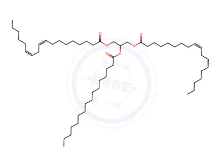 Chemical structure of 1,2-Linolein-3-Caprylin