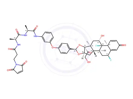 Chemical structure of Glucocorticoid receptor agonist-2 Ala-Ala-Mal