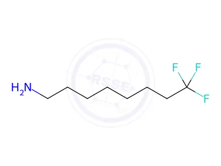 Chemical structure of 1-Octanamine, 8,8,8-trifluoro-