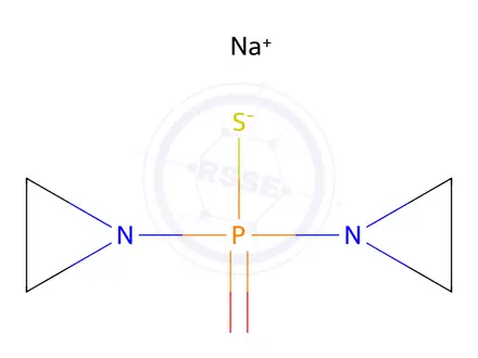 Chemical structure of Thiotepa Impurity 3 Sodium Salt