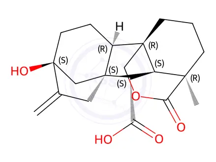 Chemical structure of Gibberellin A44