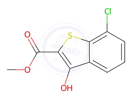 Chemical structure of Methyl 7-chloro-3-hydroxybenzo[b]thiophene-2-carboxylate