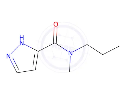 Chemical structure of N-methyl-N-propyl-1H-pyrazole-3-carboxamide