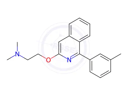 Chemical structure of N,N-Dimethyl-2-((1-(m-tolyl)isoquinolin-3-yl)oxy)ethanamine