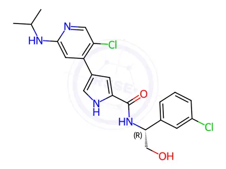Chemical structure of Ulixertinib Impurity 1