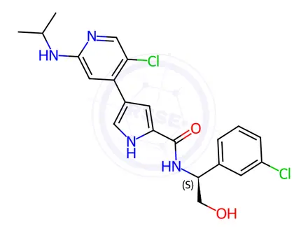 Chemical structure of Ulixertinib