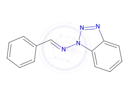 Chemical structure of 1-(Benzylideneamino)-1H-benzotriazole