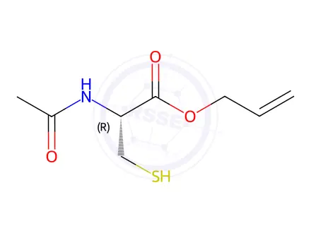 Chemical structure of Acetylcysteine Impurity 396