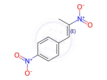 Chemical structure of 1-Nitro-4-[(1E)-2-nitroprop-1-en-1-yl]benzene
