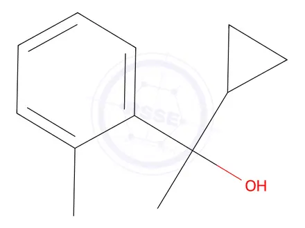 Chemical structure of 1-Cyclopropyl-1-(o-tolyl)ethan-1-ol