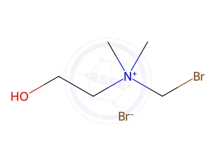 Chemical structure of Bromocholine Bromide