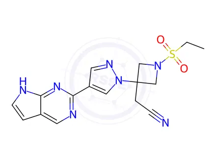 Chemical structure of Baricitinib Impurity 197