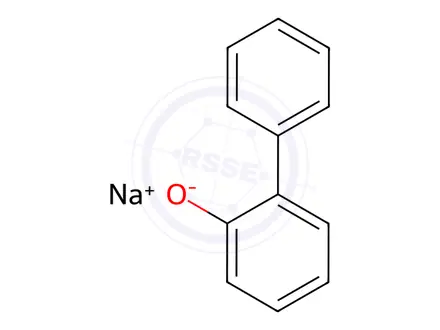 Chemical structure of 2-Phenylphenol Sodium Salt