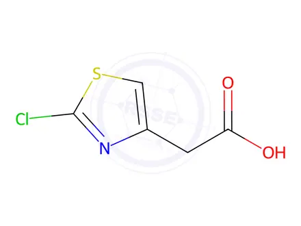 Chemical structure of 2-(4-chloro-1,3-thiazol-2-yl)acetic acid