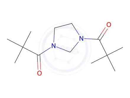 Chemical structure of 1,1'-(Imidazolidine-1,3-diyl)bis(2,2-dimethylpropan-1-one)