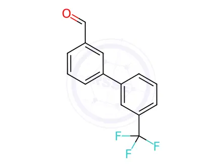 Chemical structure of 3’-(Trifluoromethyl)biphenyl-3-carbaldehyde