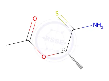 Chemical structure of (S)-1-Amino-1-thioxo-2-propyl Acetate
