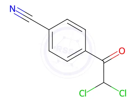 Chemical structure of 4-(2,2-dichloroacetyl)benzonitrile