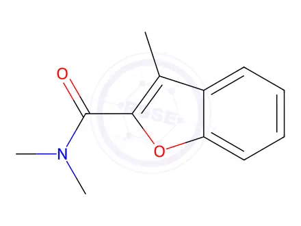 Chemical structure of N,N,3-Trimethylbenzofuran-2-carboxamide