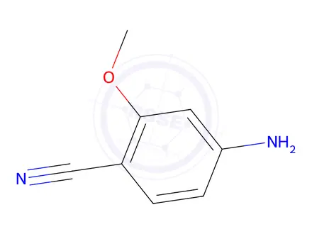 Chemical structure of Benzonitrile, 4-amino-2-methoxy-, hydrochloride (1:1)