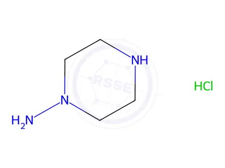 Chemical structure of 1-aminopiperazine Hydrochloride