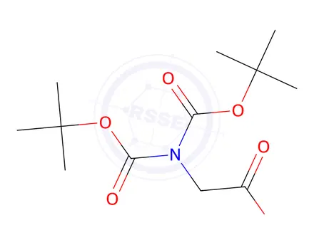 Chemical structure of METHYL 2-(BIS(TERT-BUTOXYCARBONYL)AMINO)ACETATE
