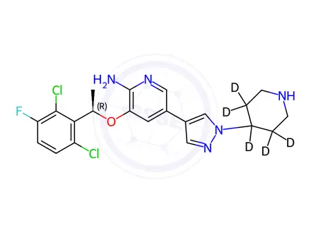 Chemical structure of (R)-Crizotinib-D5