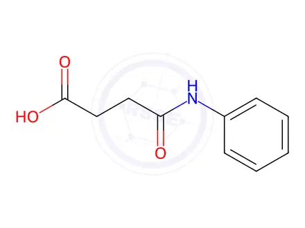 Chemical structure of 4-Anilino-4-oxobutanoic Acid