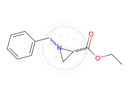 Chemical structure of 1-Benzyl-aziridine-2-carboxylic acid ethyl ester