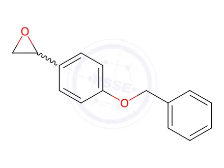 Chemical structure of Oxirane, 2-[4-(phenylmethoxy)phenyl]-