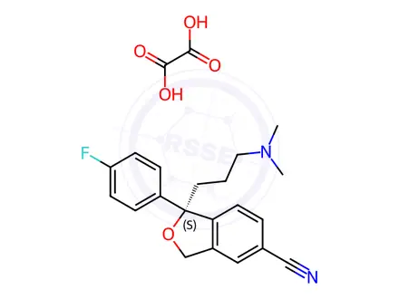Chemical structure of Escitalopram Oxalate